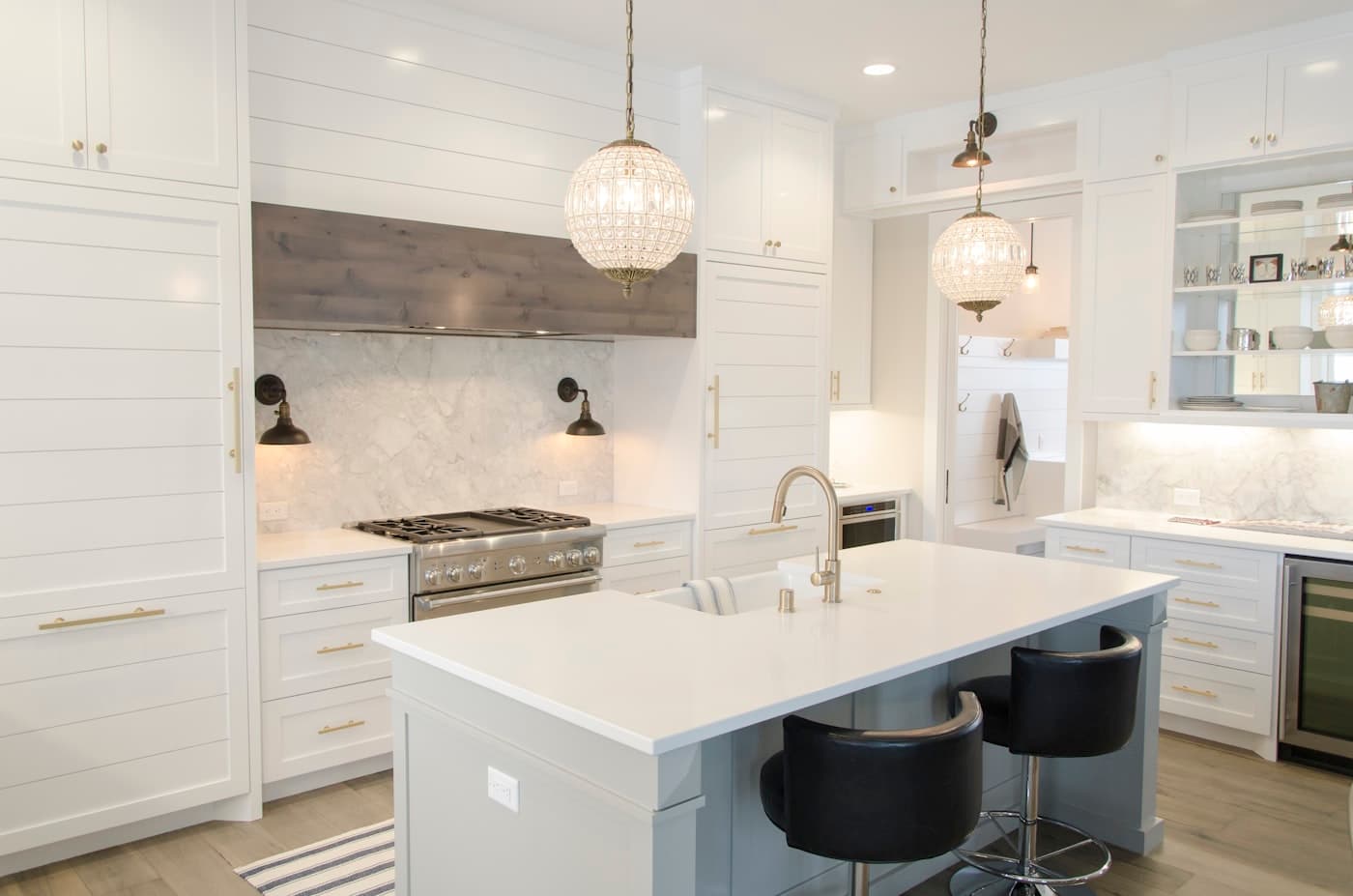 Spotless kitchen counter